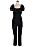 Express Solid Black Jumpsuit Size L - photo 1