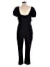 Express Solid Black Jumpsuit Size L - photo 2