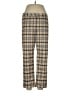 Amanda + Chelsea Plaid Brown Casual Pants Size 12 - photo 1