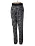 Topshop 100% Polyester Print Silver Casual Pants Size 6 - photo 1