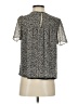 J.Crew 100% Polyester Blue Short Sleeve Blouse Size 0 - photo 2