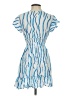 Skemo 100% Rayon Stripes Blue Cocktail Dress Size XS - photo 2