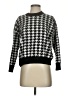T Tahari Houndstooth Black Pullover Sweater Size S - photo 1