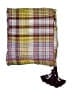 Unbranded Plaid Yellow Pink Scarf One size - photo 2