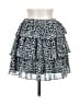Hyfve 100% Polyester Polka Dots Blue Black Casual Skirt Size M - photo 2