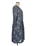Garnet Hill 100% Viscose Blue Kimono Size 8 - photo 4