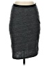 Express Solid Gray Casual Skirt Size S - photo 1