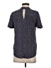 Maeve 100% Viscose Floral Blue Short Sleeve Blouse Size XS - photo 2