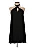 Venus Solid Black Cocktail Dress Size M - photo 1