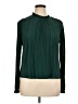 Unbranded 100% Polyester Green Long Sleeve Blouse Size XL (estimated) - photo 1
