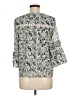 Fever Floral Silver 3/4 Sleeve Blouse Size M - photo 2