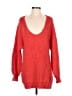 Free People Red Pullover Sweater Size S - photo 1