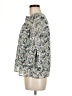 Fever Floral Silver 3/4 Sleeve Blouse Size M - photo 5