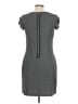 INTERMISSION 100% Polyester Solid Gray Casual Dress Size 12 - photo 2