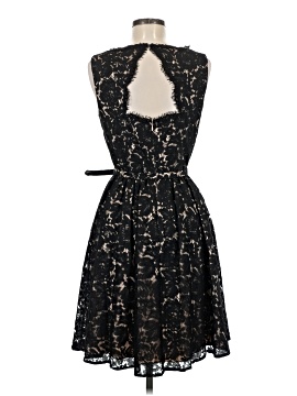knee length dresses for ladies Eliza J Halter Neck 3D Floral Evening Gown EJ3M2071