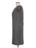 INTERMISSION 100% Polyester Solid Gray Casual Dress Size 12 - photo 5