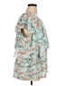 Mara Hoffman 100% Polyester Teal Short Sleeve Blouse Size 0X (estimated) - photo 4