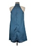 Shein 100% Polyester Solid Blue Cocktail Dress Size 6 - photo 2