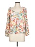 Old Navy Orange 3/4 Sleeve Blouse Size L - photo 1