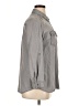 Molly & Isadora Gray Long Sleeve Button-Down Shirt Size 0X - photo 4