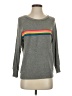 LNA Color Block Gray Pullover Sweater Size XS - photo 1