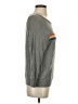 LNA Color Block Gray Pullover Sweater Size XS - photo 4