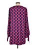 Mud Pie Blue 3/4 Sleeve Blouse Size L - photo 2