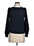 Unbranded Black Blue Long Sleeve Blouse Size M (estimated) - photo 1