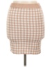 iris Checkered-gingham Tan Casual Skirt Size L - photo 2