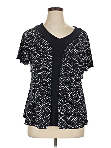 Christopher & Banks Short Sleeve Blouse (view 1)