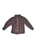 J. Khaki 100% Cotton Plaid Red Blue Long Sleeve Button-Down Shirt Size 2T - photo 1