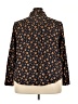 LC Lauren Conrad 100% Polyester Print Brown Long Sleeve Blouse Size 2X - photo 2