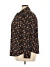 LC Lauren Conrad 100% Polyester Print Brown Long Sleeve Blouse Size 2X - photo 5