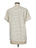 Assorted Brands Stripes Ivory Short Sleeve T-Shirt Size M - photo 2