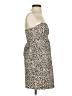 Volcom Animal Print Tan Cocktail Dress Size S - photo 4