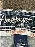 Amethyst Jeans Hearts Blue Jeans Size 7 - photo 7