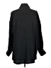 Zara Black 3/4 Sleeve Button-Down Shirt Size S - photo 2