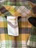 Gymboree 100% Cotton Plaid Yellow Long Sleeve Button-Down Shirt Size 3 - 4 - photo 3