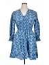 Unbranded 100% Polyester Paisley Blue Casual Dress Size XL - photo 1