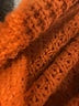 Unbranded 100% Acrylic Orange Poncho Size S - photo 7
