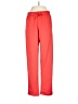 Assorted Brands Solid Red Casual Pants Size S - photo 1