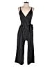 Kaileigh Stripes Black Jumpsuit Size S - photo 1