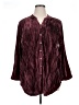 Cato Burgundy 3/4 Sleeve Blouse Size XL - photo 1