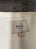 ECI 100% Polyester Ivory 3/4 Sleeve Blouse Size M - photo 7
