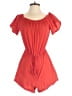 Bebop 100% Polyester Solid Red Romper Size S - photo 1