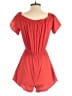 Bebop 100% Polyester Solid Red Romper Size S - photo 2