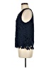 Saint Tropez West 100% Polyester Blue Sleeveless Blouse Size M - photo 5