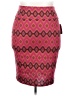 Lularoe Argyle Burgundy Casual Skirt Size 3X - photo 1