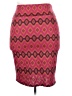 Lularoe Argyle Burgundy Casual Skirt Size 3X - photo 2