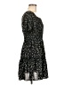 Shein 100% Polyester Floral Black Casual Dress Size 6 - photo 4